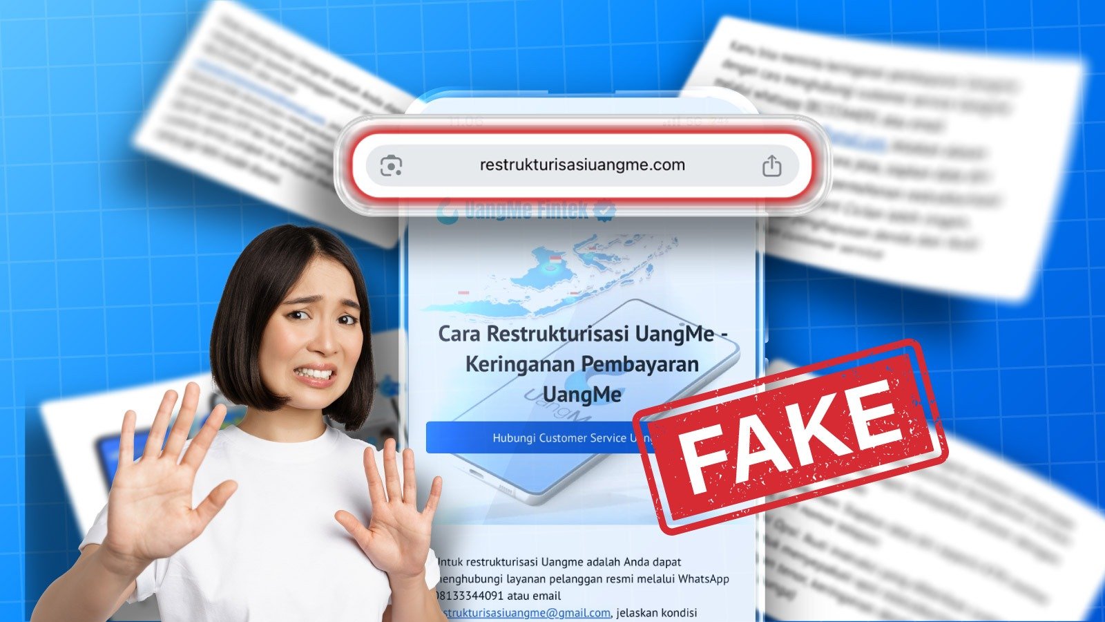 Hati-Hati Tawaran Restrukturisasi Pinjaman Uangme dari Link Tidak Resmi