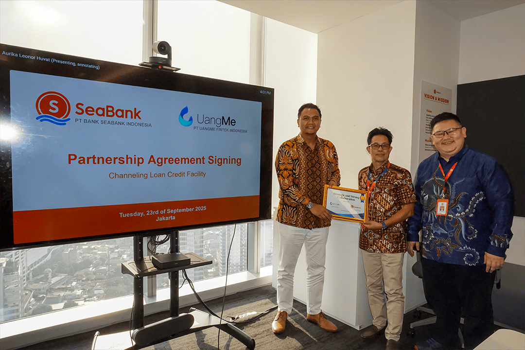 UangMe Resmi Menjalin Kerja Sama dengan SeaBank Senilai Rp100 Miliar
